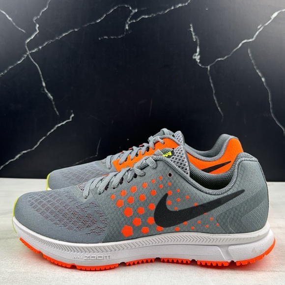 Nike Run Fast Zoom Span Men’s Sneakers Gray/Orange sz 8 - Picture 3 of 10